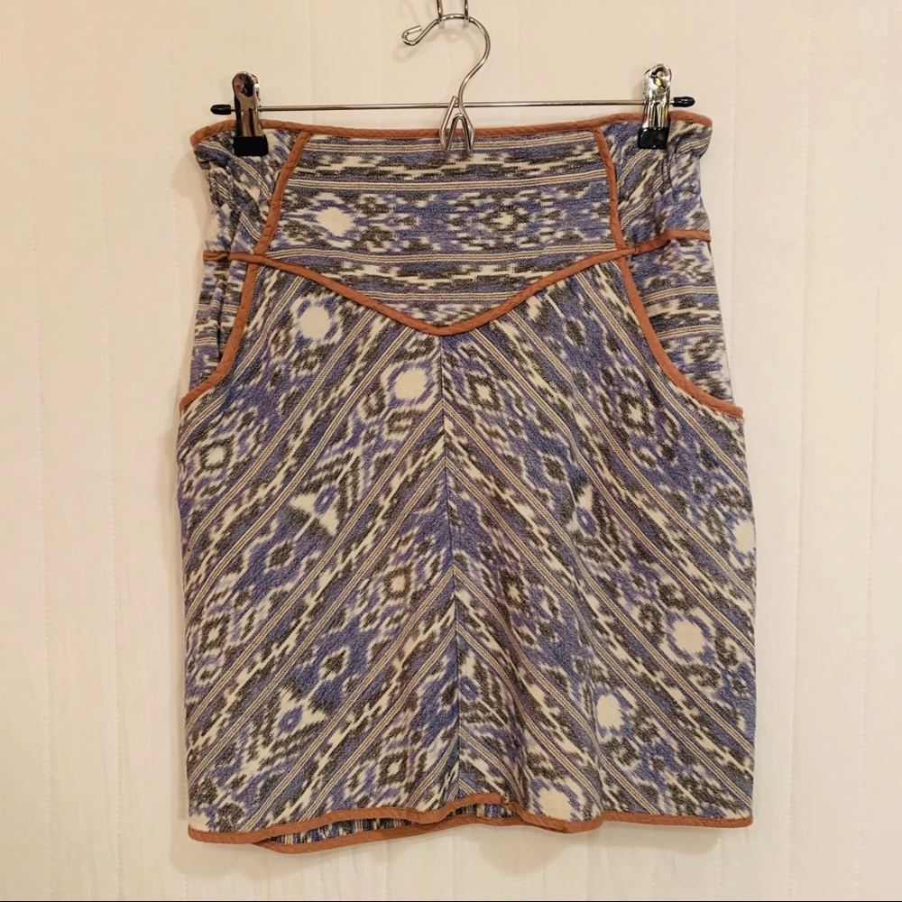 Staring at Stars Multicolored Mini Skirt